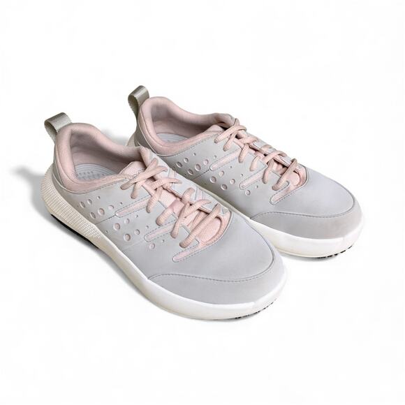 LiteRide by CROCS Light Gray & Pink Sneaker Women's Size 9W EUC - Picture 4 of 8